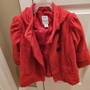 Girls 3t Red Old Navy Peacoat